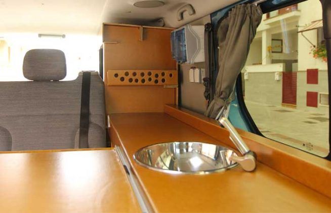 cocina camperizar la furgo