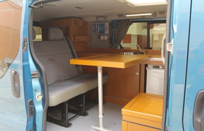 mesa camperizar la furgo
