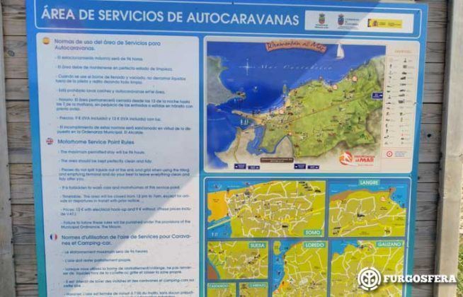 &Aacute;rea de autocaravanas de Somo