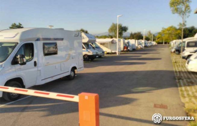 &Aacute;rea de autocaravanas de Somo