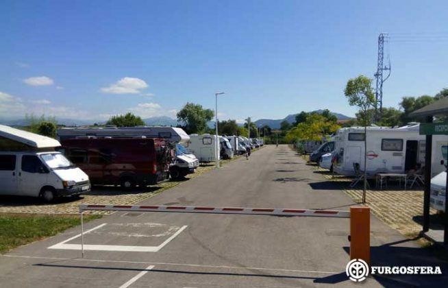 &Aacute;rea de autocaravanas de Somo