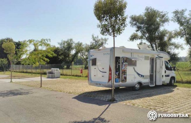 &Aacute;rea de autocaravanas de Somo