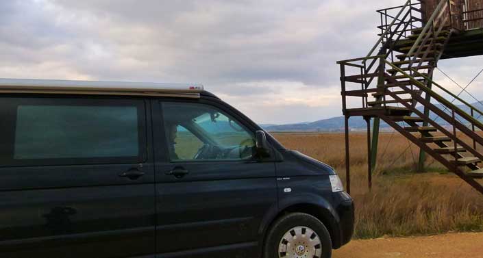 Viajando en furgo