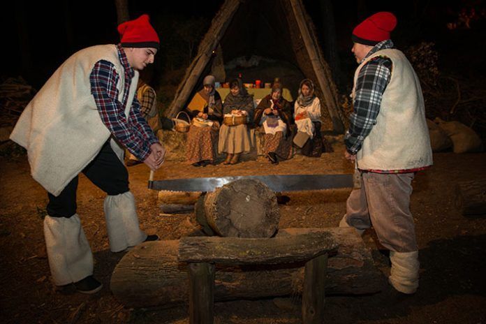 Pesebre viviente Kedada delpesebre viviente de Sant Font de Campsentelles