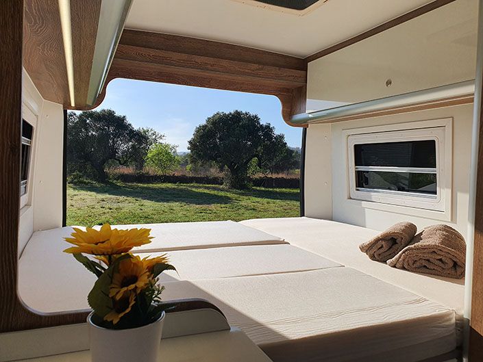 vistas desde la Fiat Ducato