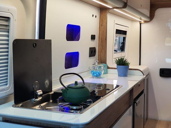 Cocina de la Fiat Ducato