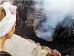 El cráter del volcán Masaya