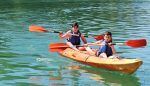 Piragüismo en el embalse de la Baells