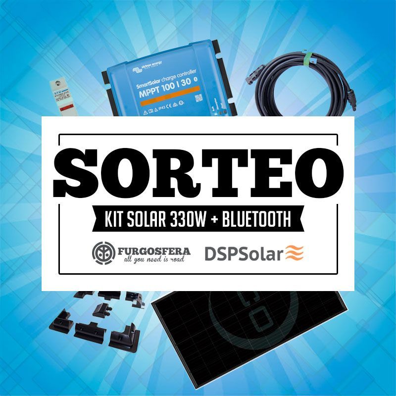 Llévate un kit solar camper de 330W y Bluetooth gratis